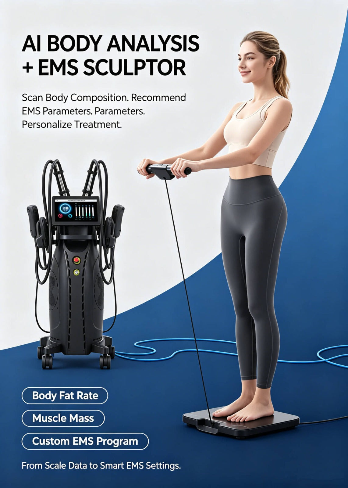 AI Body Composition & EMS Sculptor