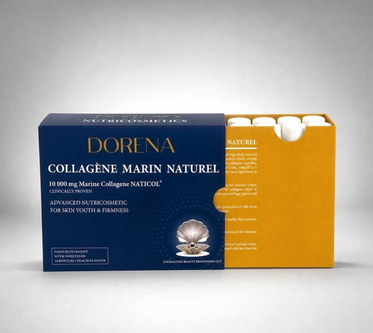 DORENA COLLAGÈNE MARIN NATUREL — 14 × 25 ml
