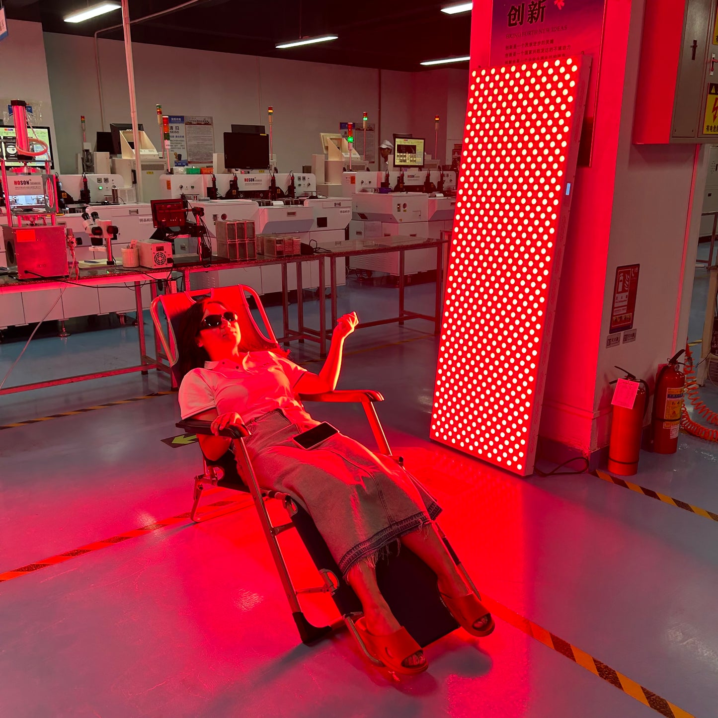 Recover Body LUM-6000A in use